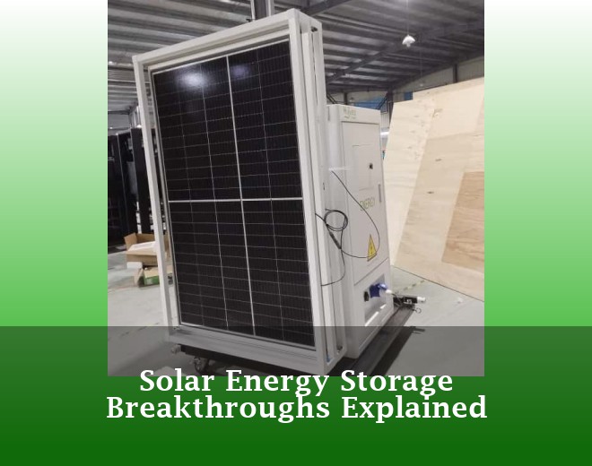 Solar Energy Storage Breakthroughs Explained